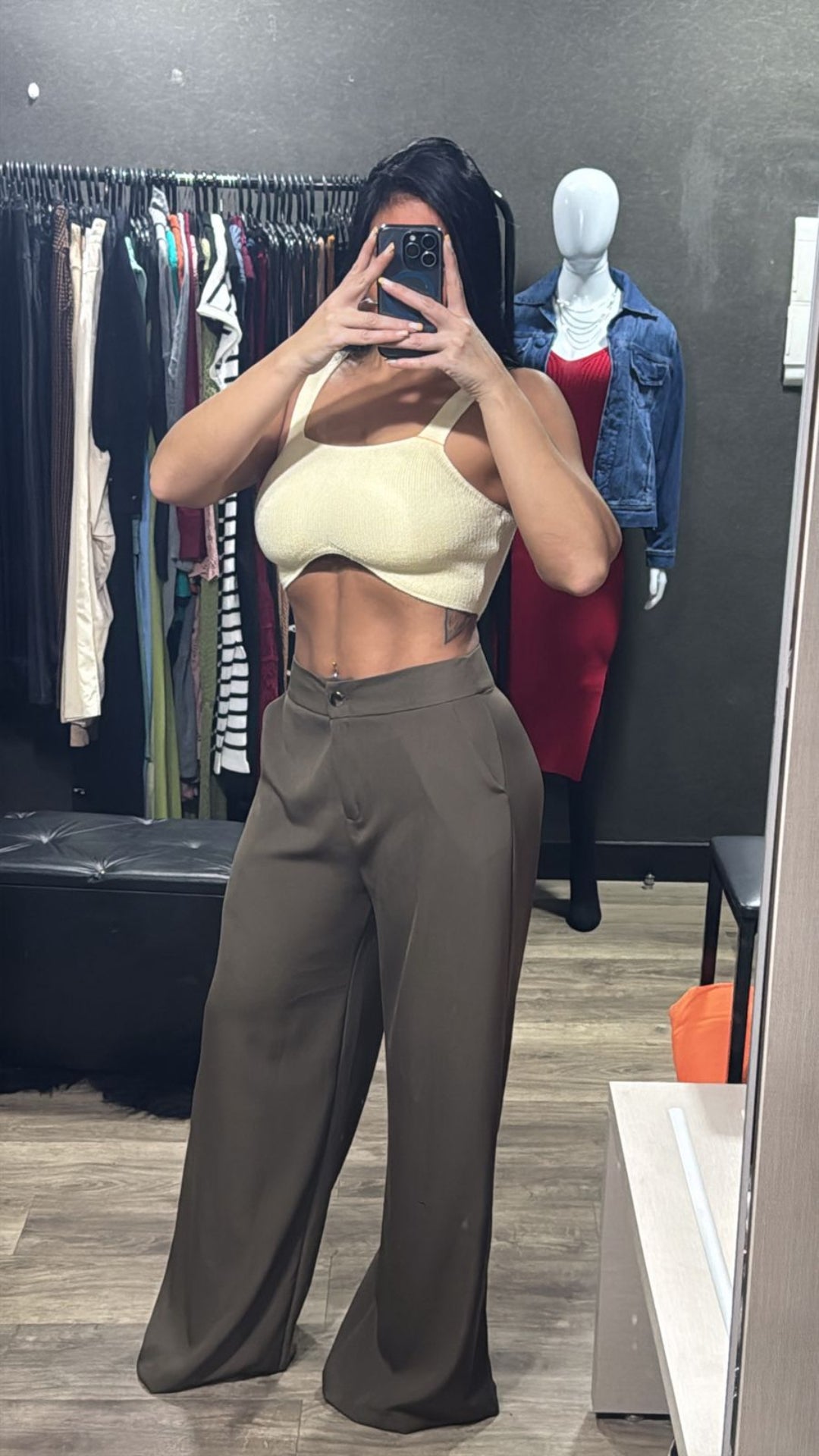 Cropped Tricô Coração