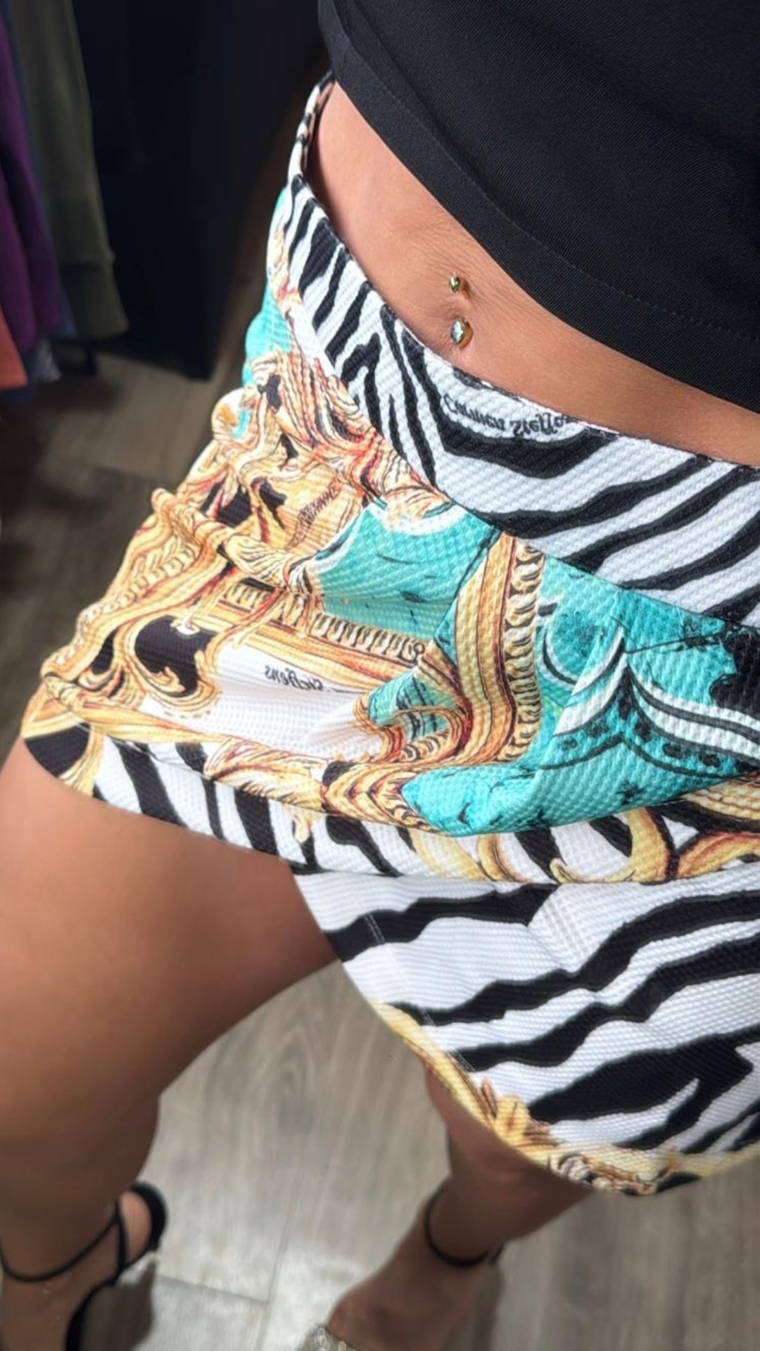 Saia Estampada CARMEN STEFFENS