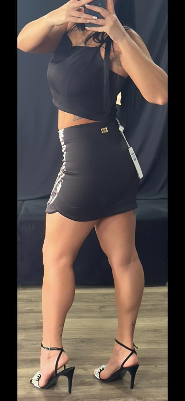 Saia Estampada Zebra CARMEN STEFFENS