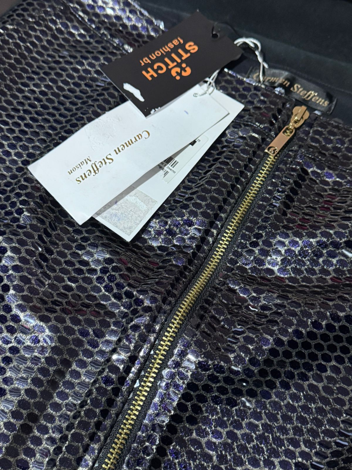 Saia Brilho Escamas CARMEN STEFFENS