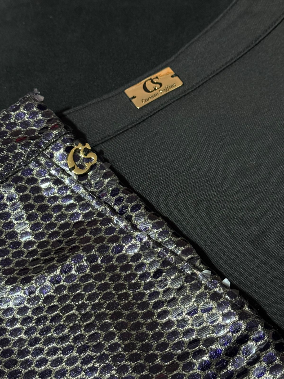 Saia Brilho Escamas CARMEN STEFFENS