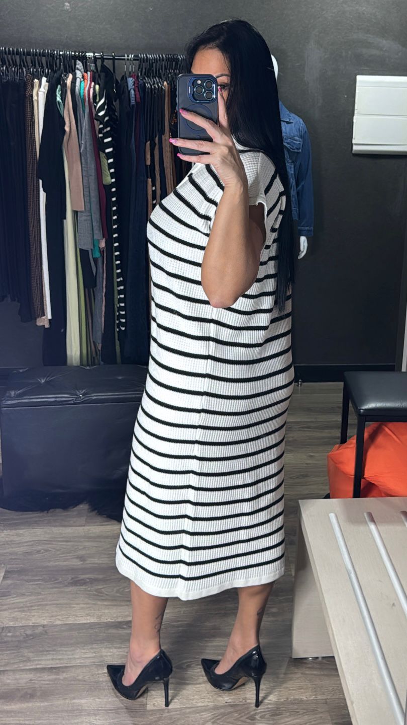 Vestido Tricô Camisão