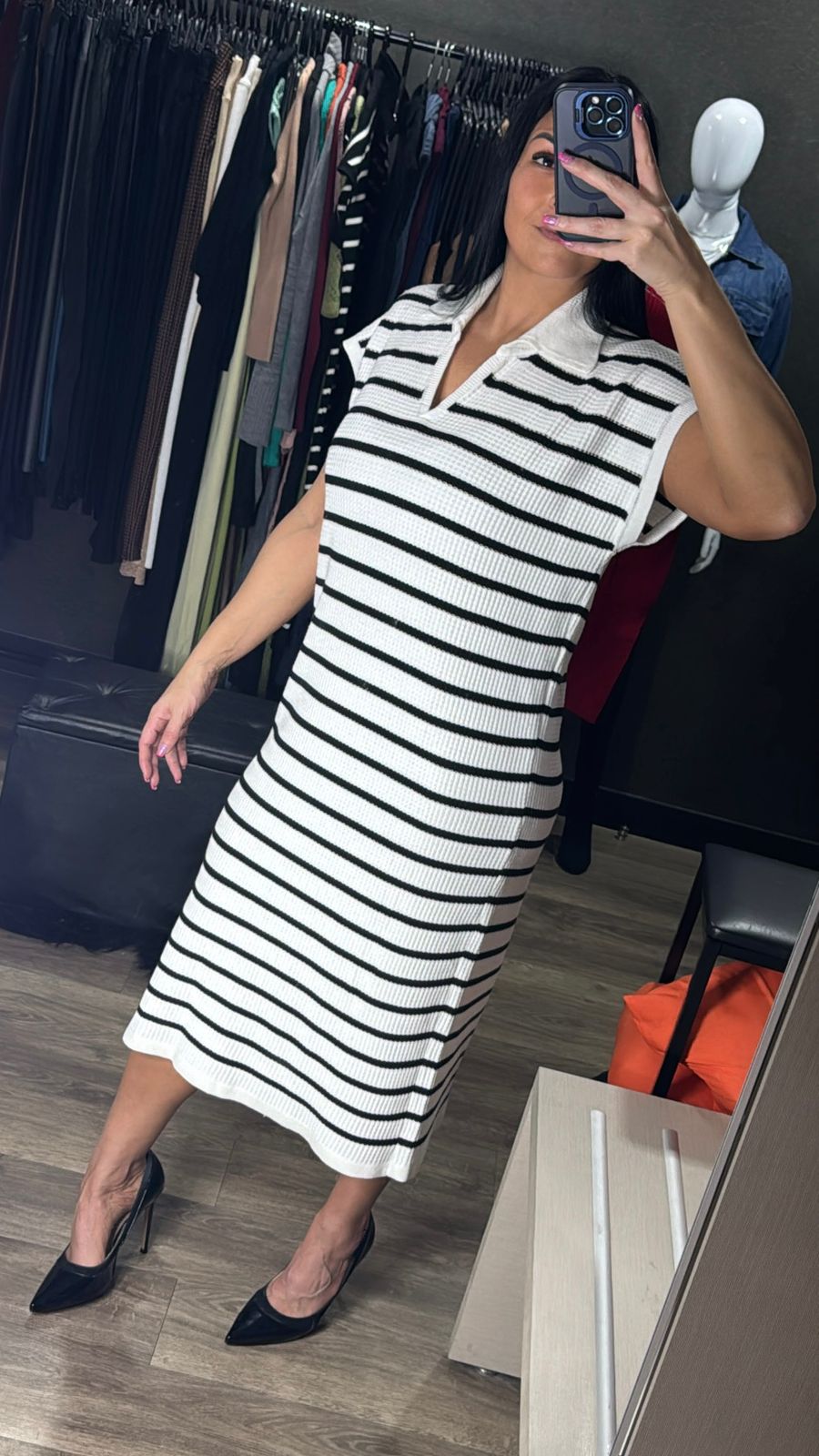 Vestido Tricô Camisão