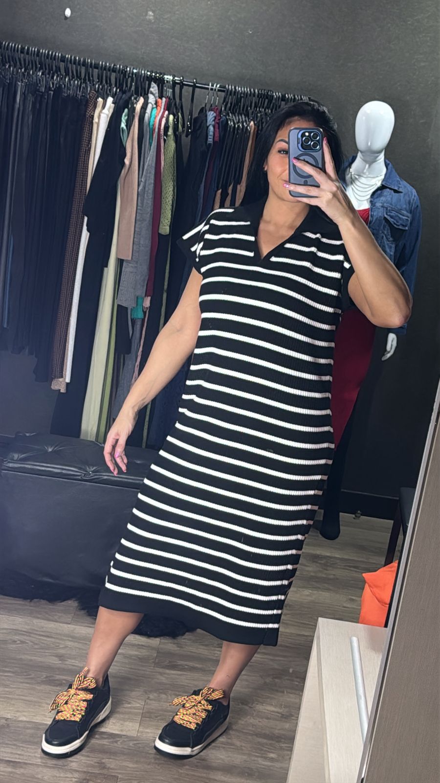 Vestido Tricô Camisão