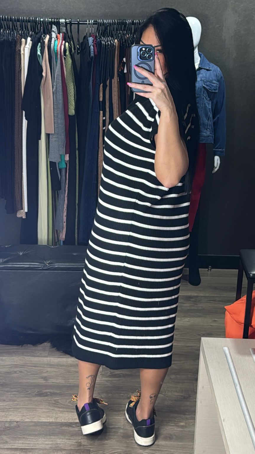 Vestido Tricô Camisão