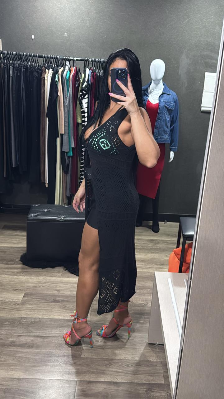 Cardigã Regata Tricô