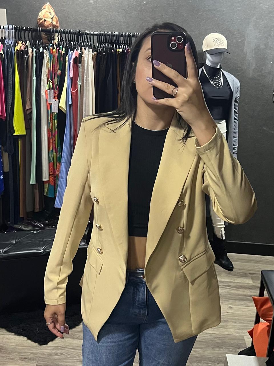 Blazer Botão Dourado