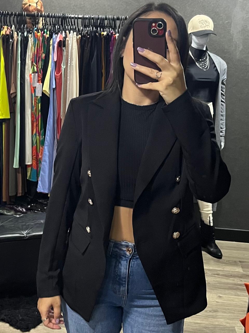 Blazer Botão Dourado