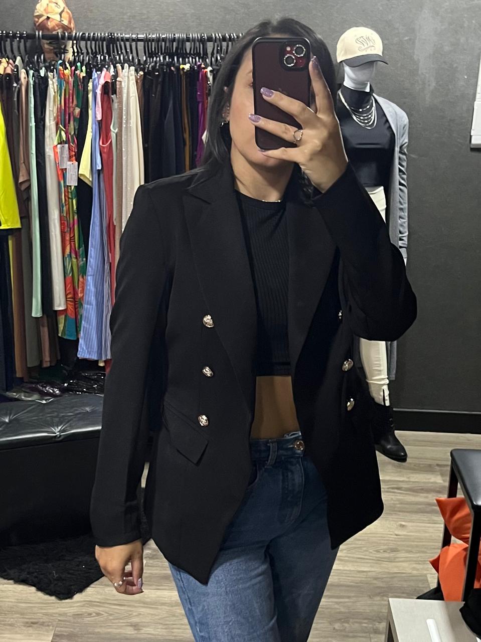 Blazer Botão Dourado