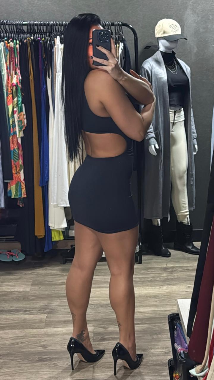 Vestido Recorte Costas