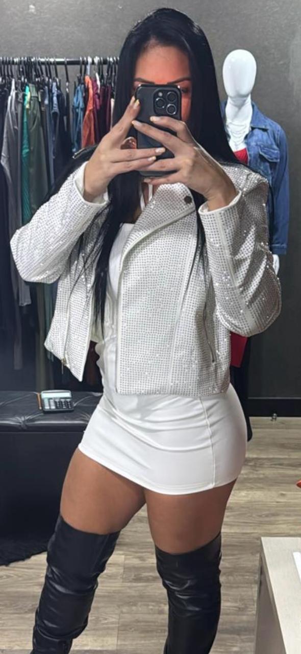 Jaqueta Strass
