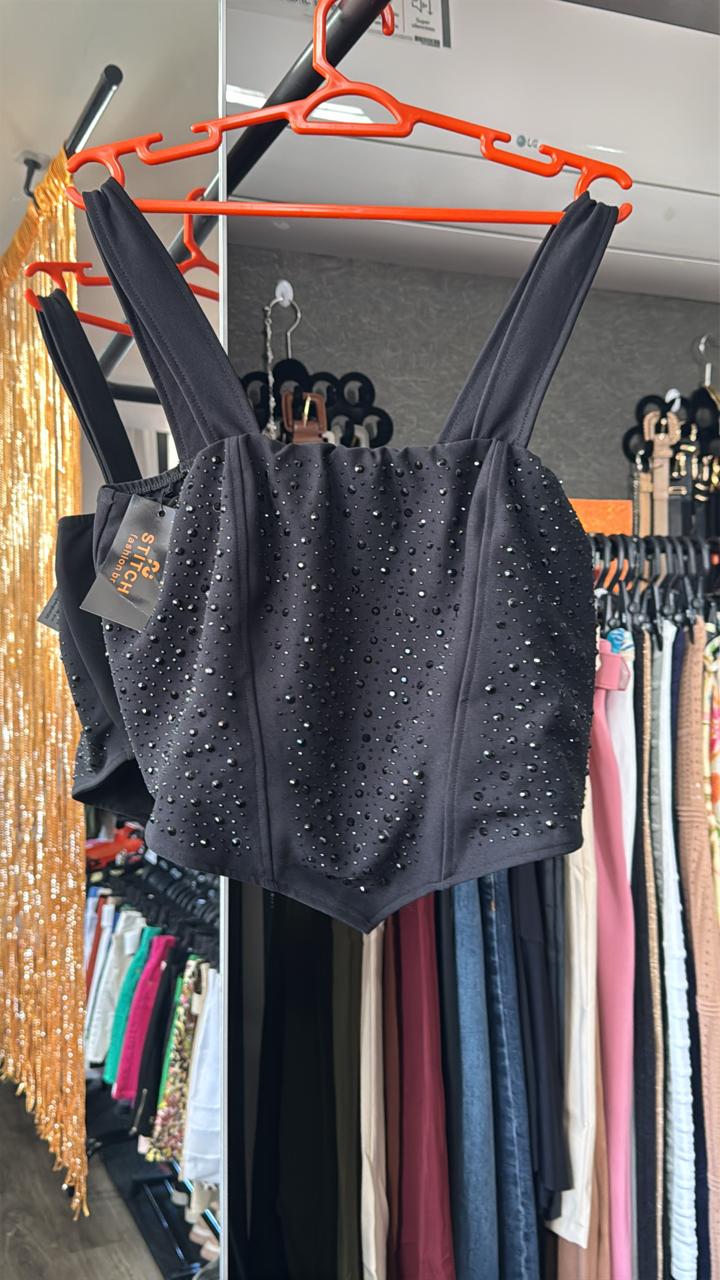 Cropped Strass PluzSize