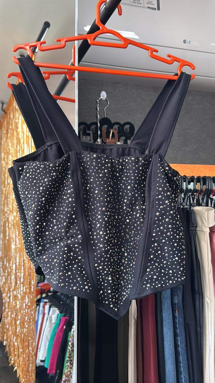 Cropped Strass PluzSize