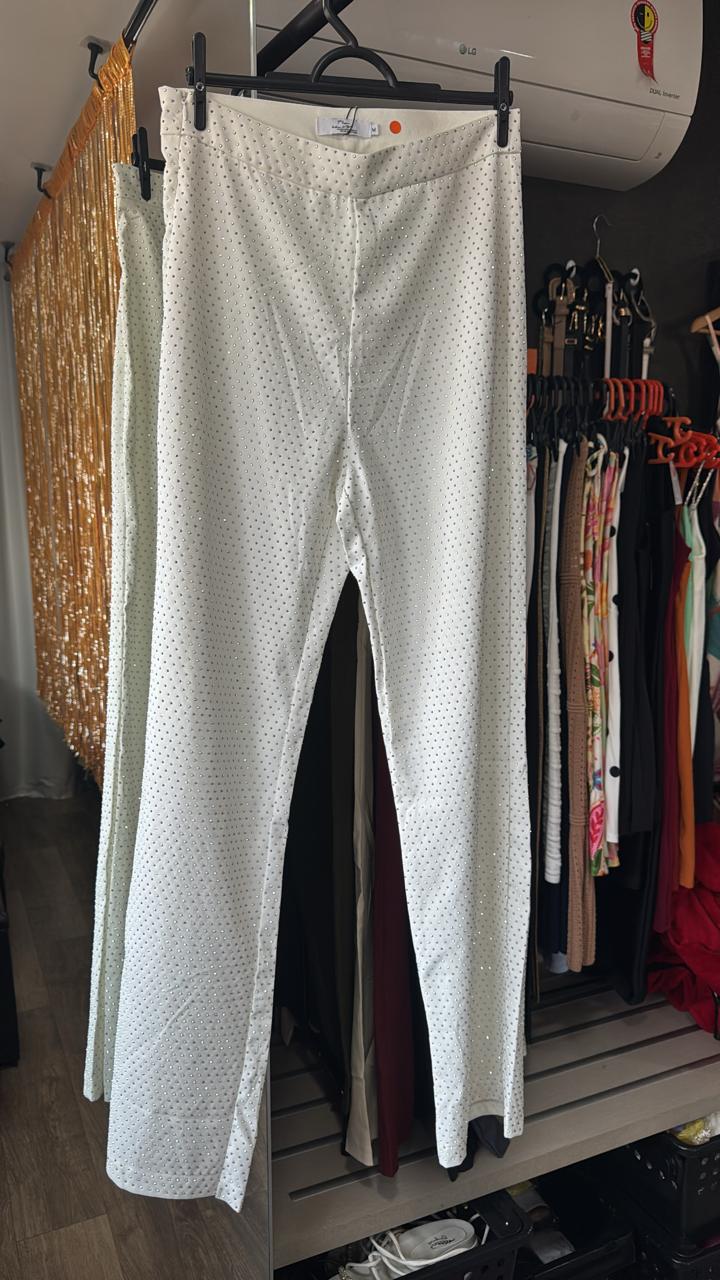 Calça Alfaiataria Strass
