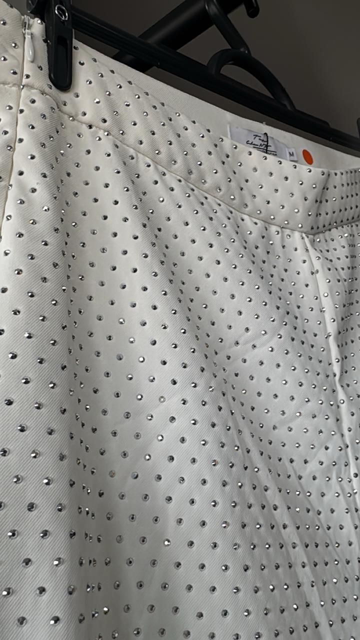 Calça Alfaiataria Strass