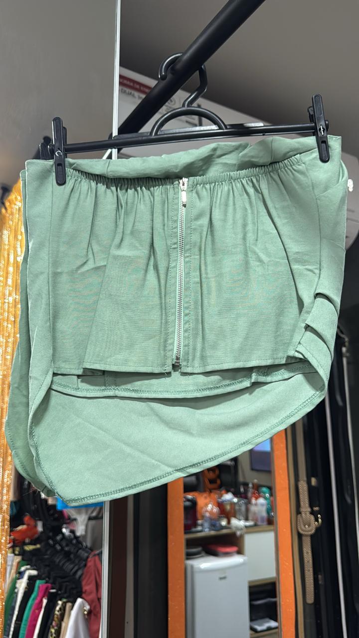 Blusinha Alfaiataria Tomara Que Caia