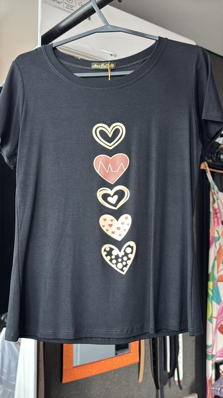 Blusinhas Basicas C/ Estampa