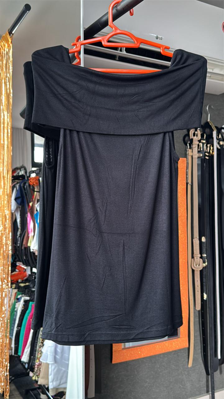 Blusinha Regata Com Gola