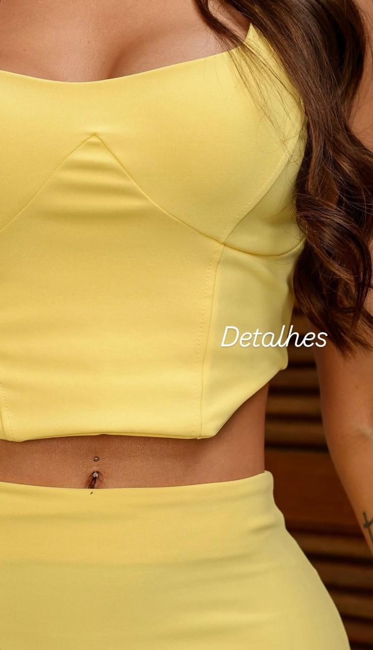 Conjunto Cropped + Saia Montaria