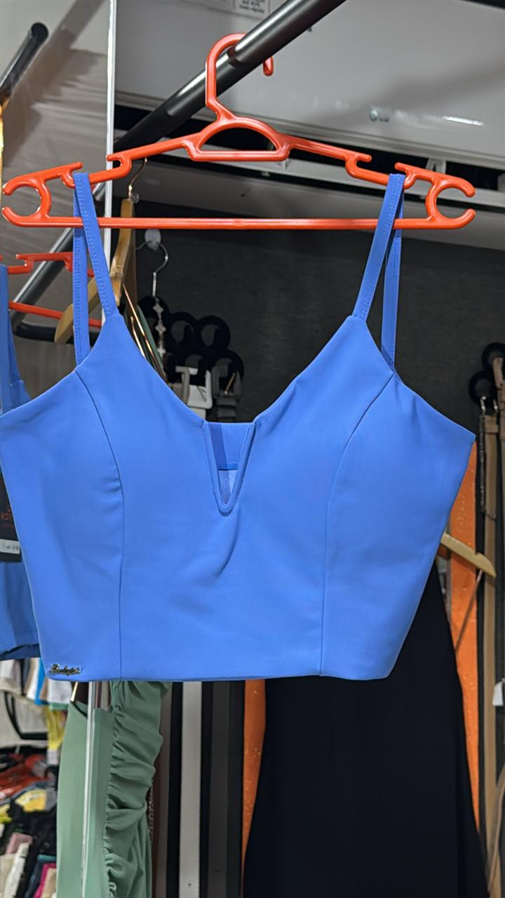 Cropped Alcinha Aro V com Bojo