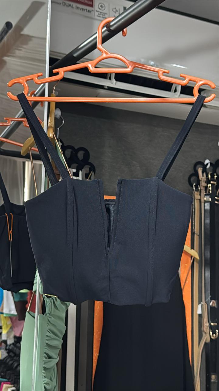 Cropped Alcinha Aro V com Bojo