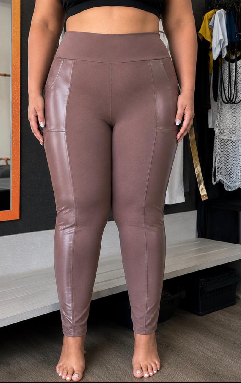 Legging Montaria Flanelada Plus Size