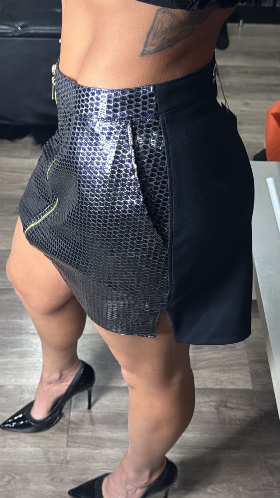 Saia Brilho Escamas CARMEN STEFFENS