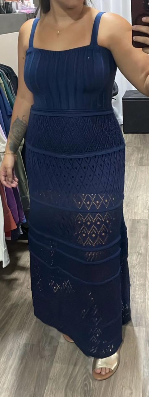 Vestido Longo Tricô