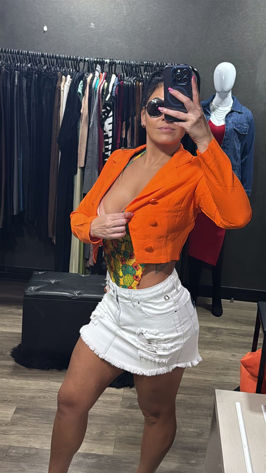 Bolero Com Botão