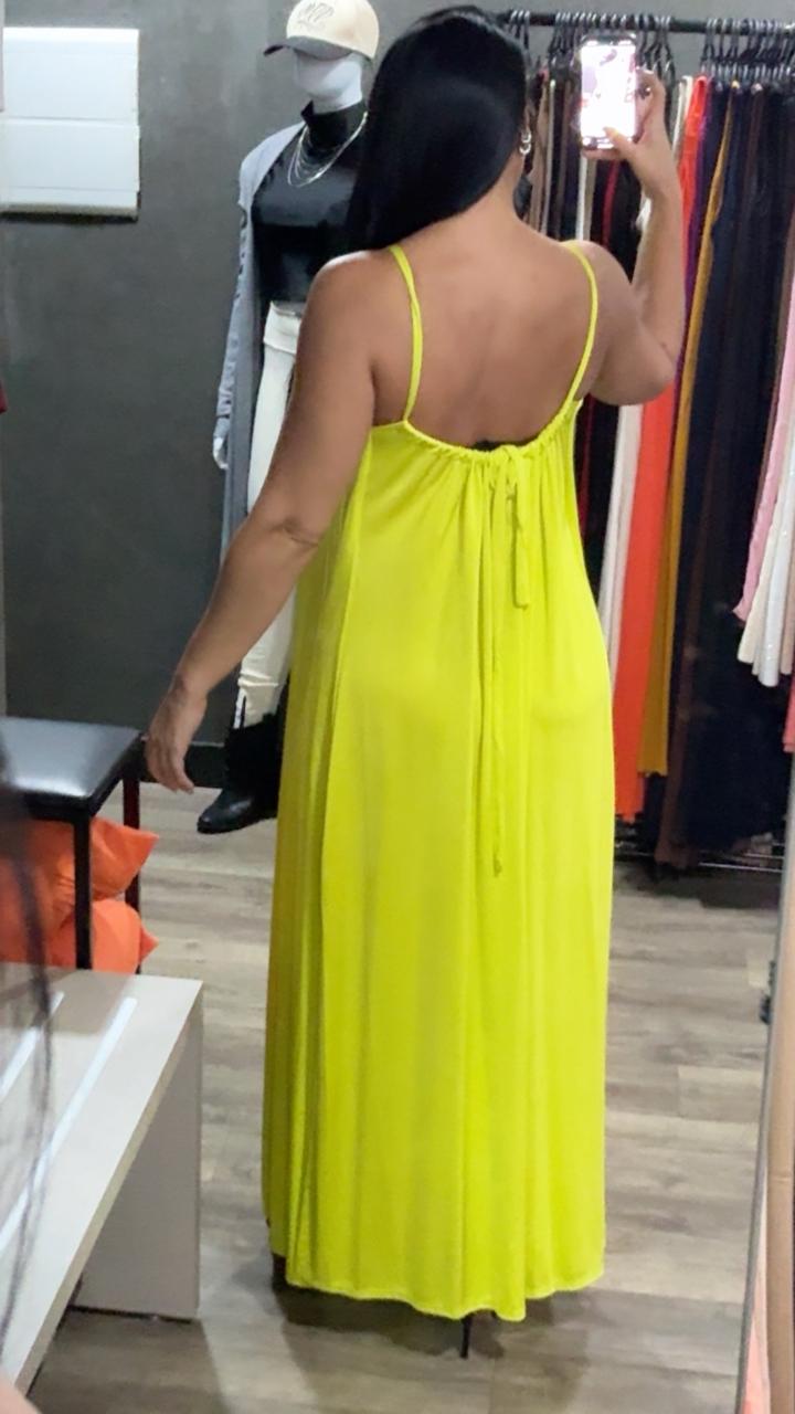 Vestido Longo Malha Fria