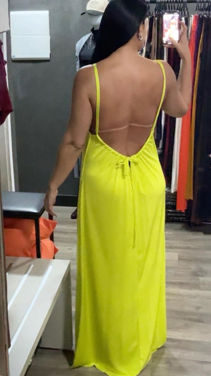 Vestido Longo Malha Fria