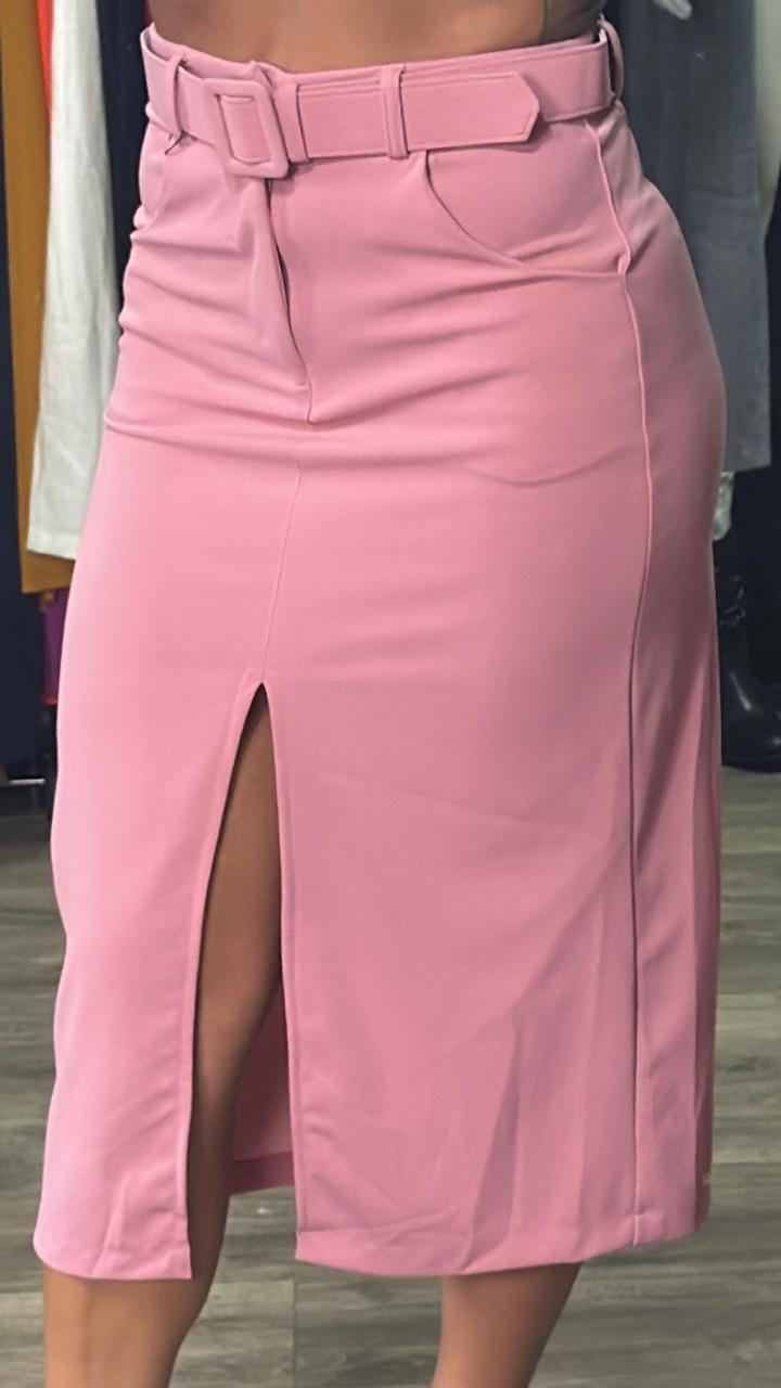 Saia Midi Fenda Frontal
