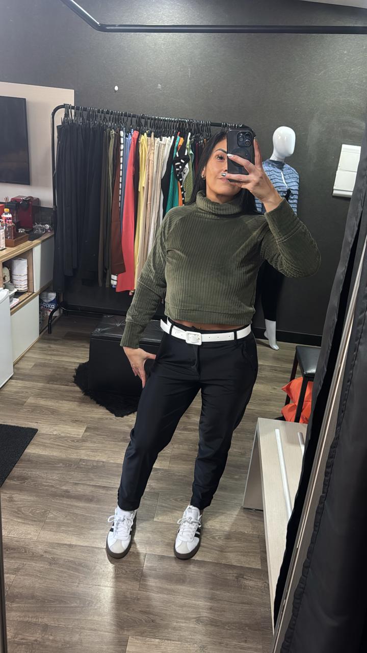 Blusas Soft Gola Alta