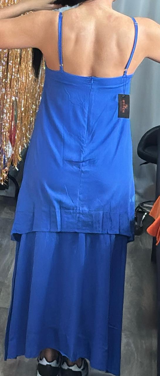 Vestido Longo Em Camadas