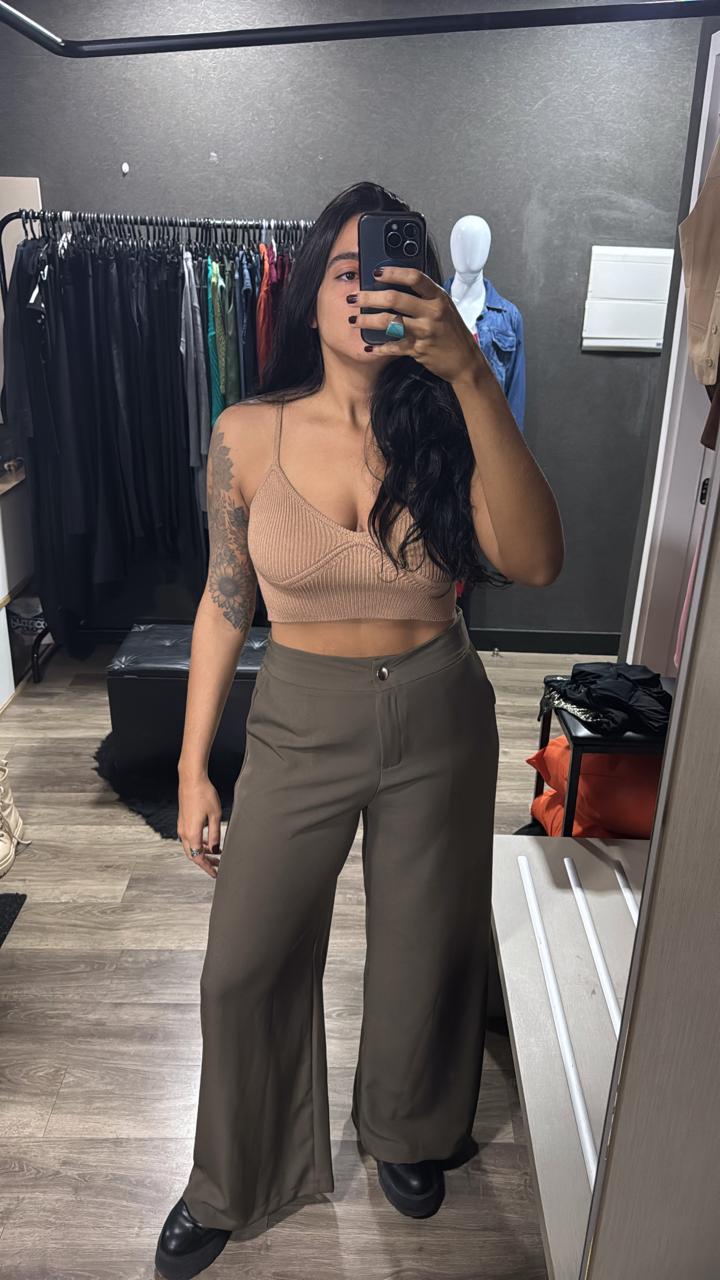 Cropped Tricô