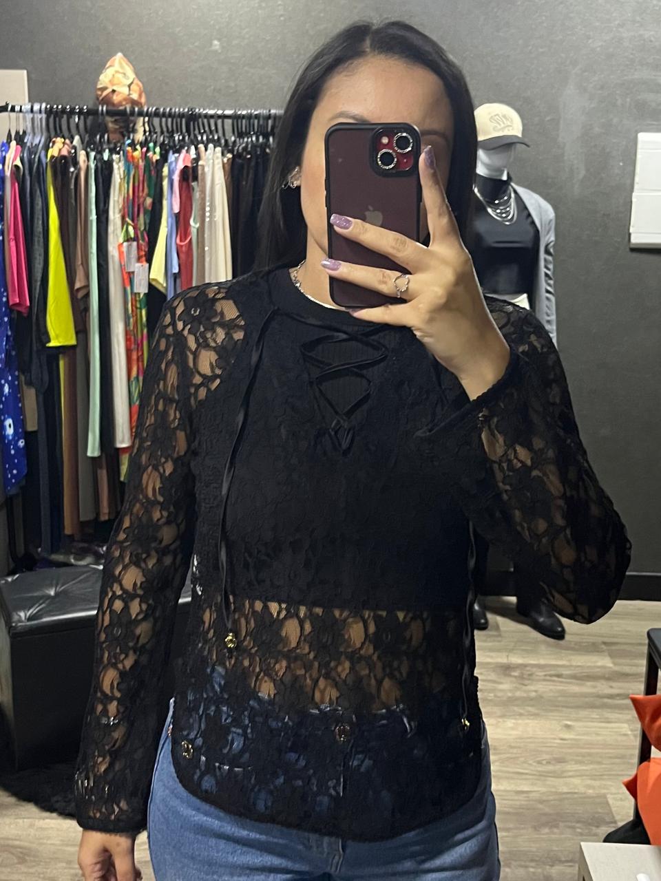 Camisa Renda CARMEN STEFFENS