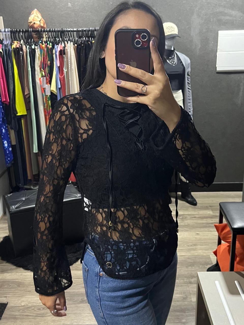 Camisa Renda CARMEN STEFFENS