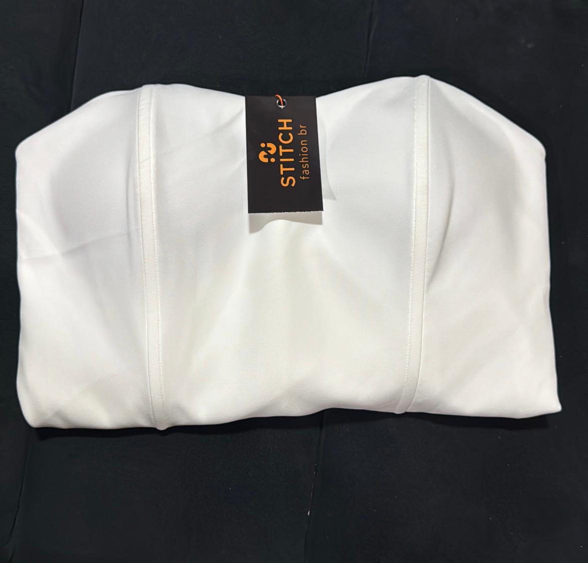 Vestido Alfaiataria Tomara Que Caía