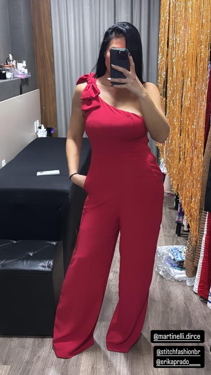 Macacão Alfaiataria Ombro Só