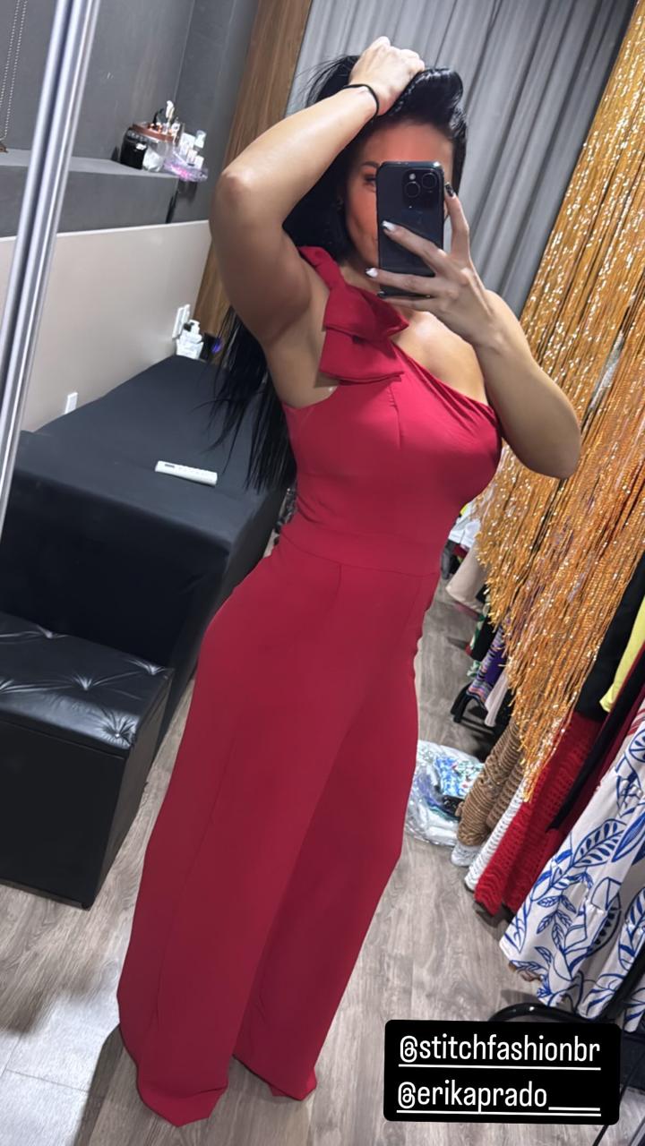 Macacão Alfaiataria Ombro Só