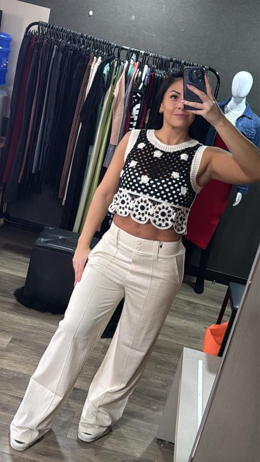 Cropped Crochê