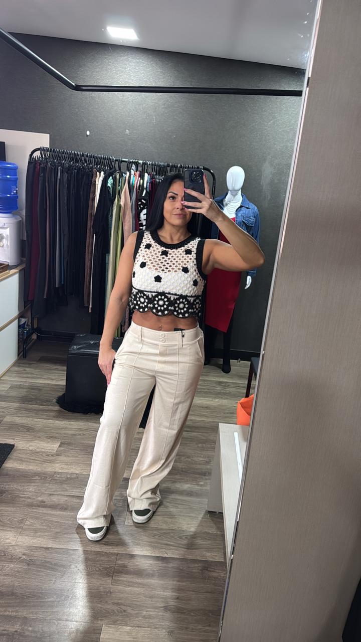 Cropped Crochê