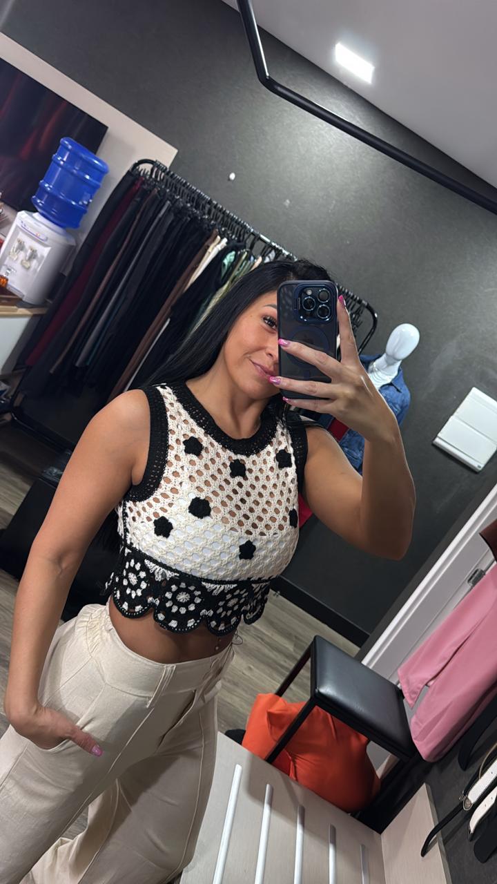 Cropped Crochê
