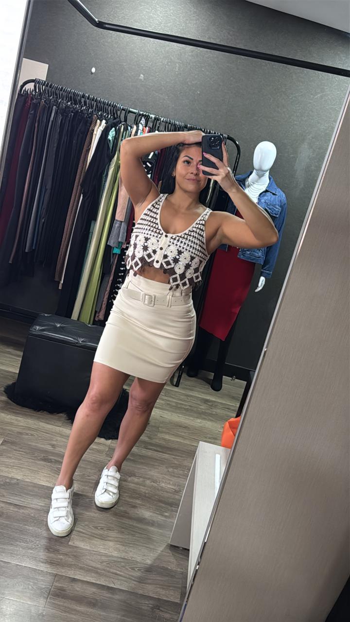 Cropped Crochê