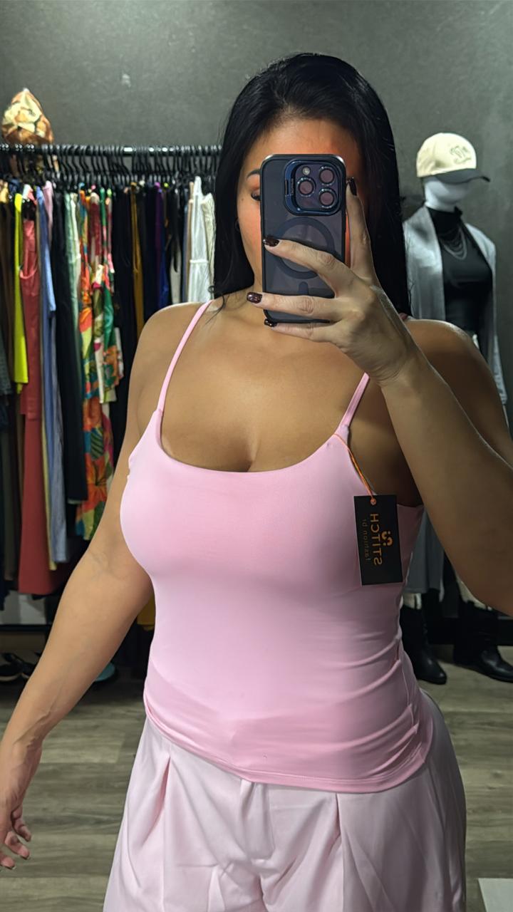 Blusinha Alça Com Bojo - GG