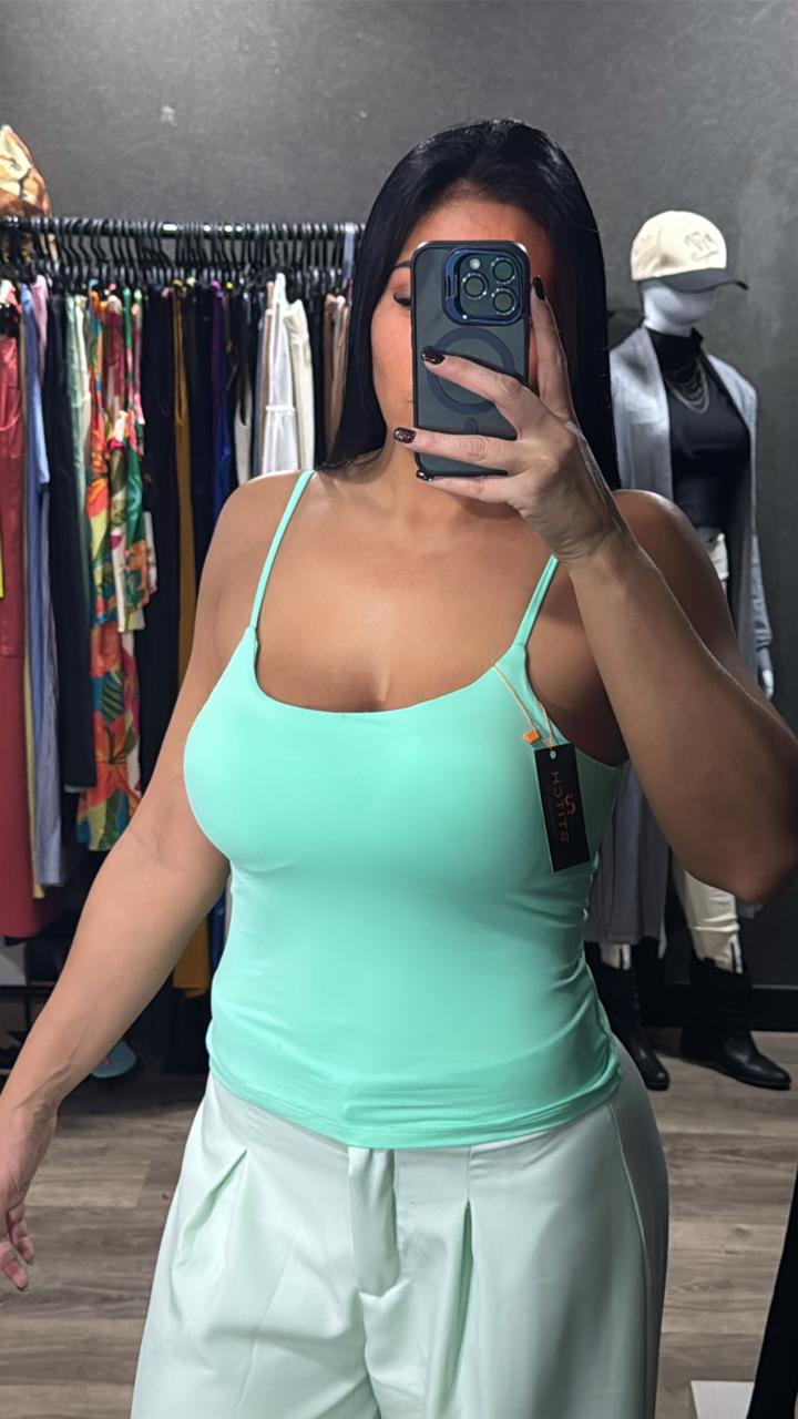 Blusinha Alça Com Bojo - GG