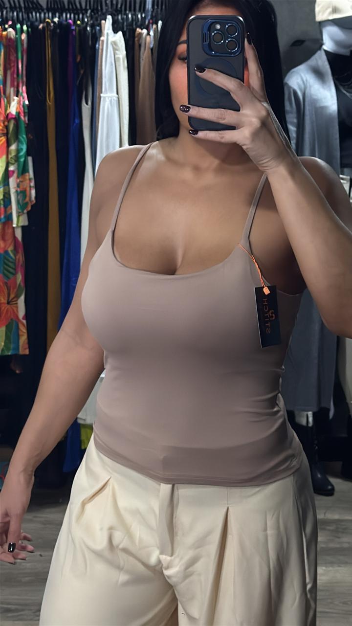 Blusinha Alça Com Bojo - GG