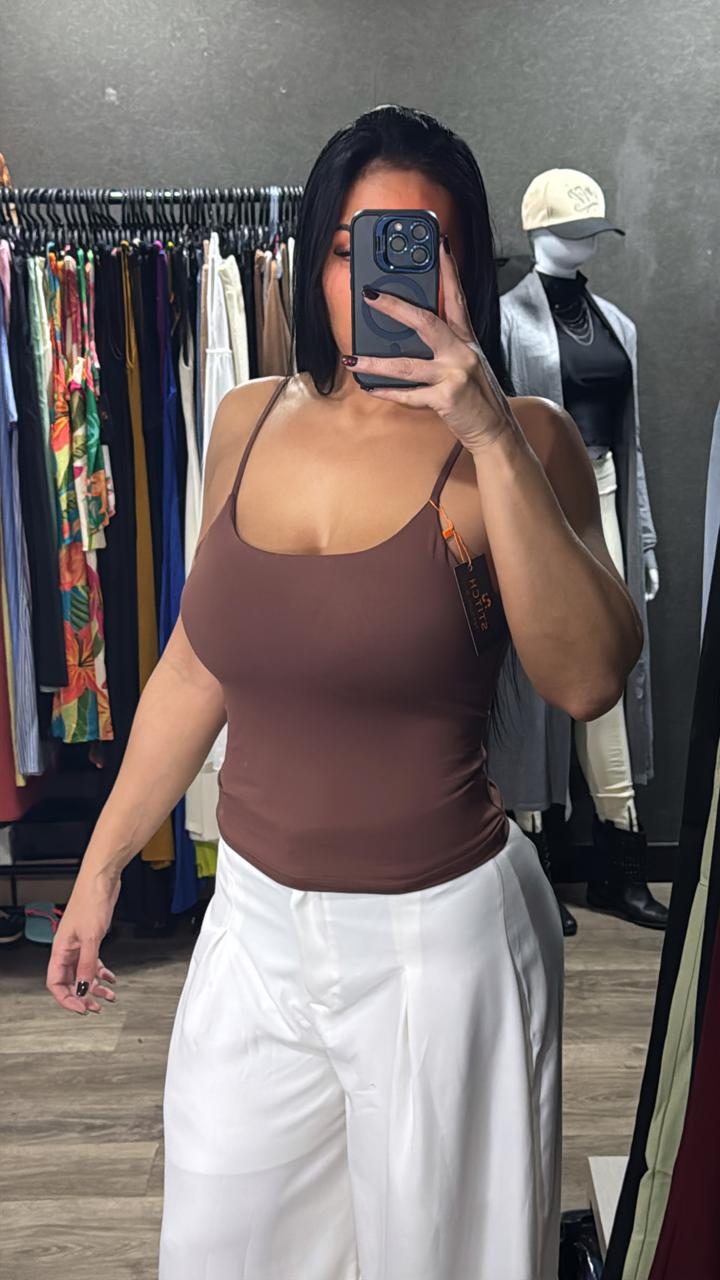 Blusinha Alça Com Bojo - GG