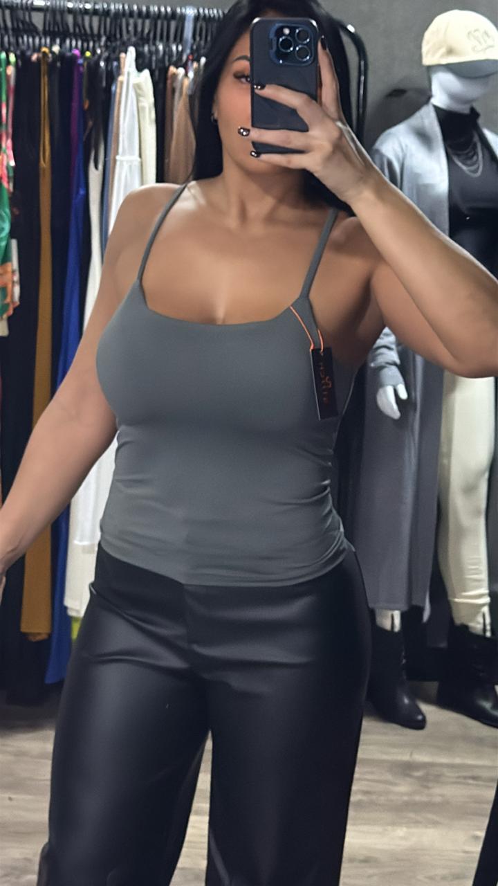 Blusinha Alça Com Bojo - GG