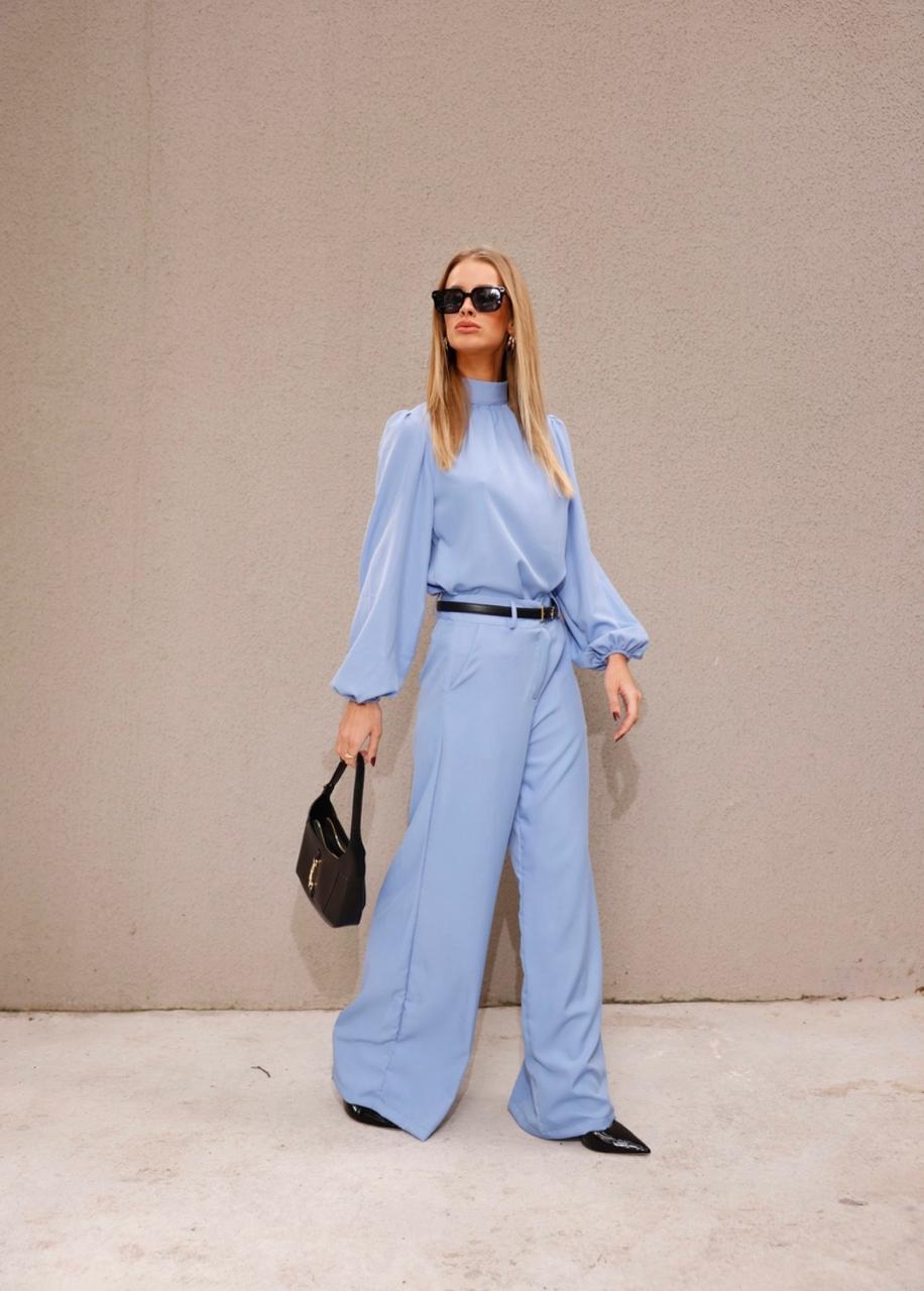 Calça Pantalona C/Bolso